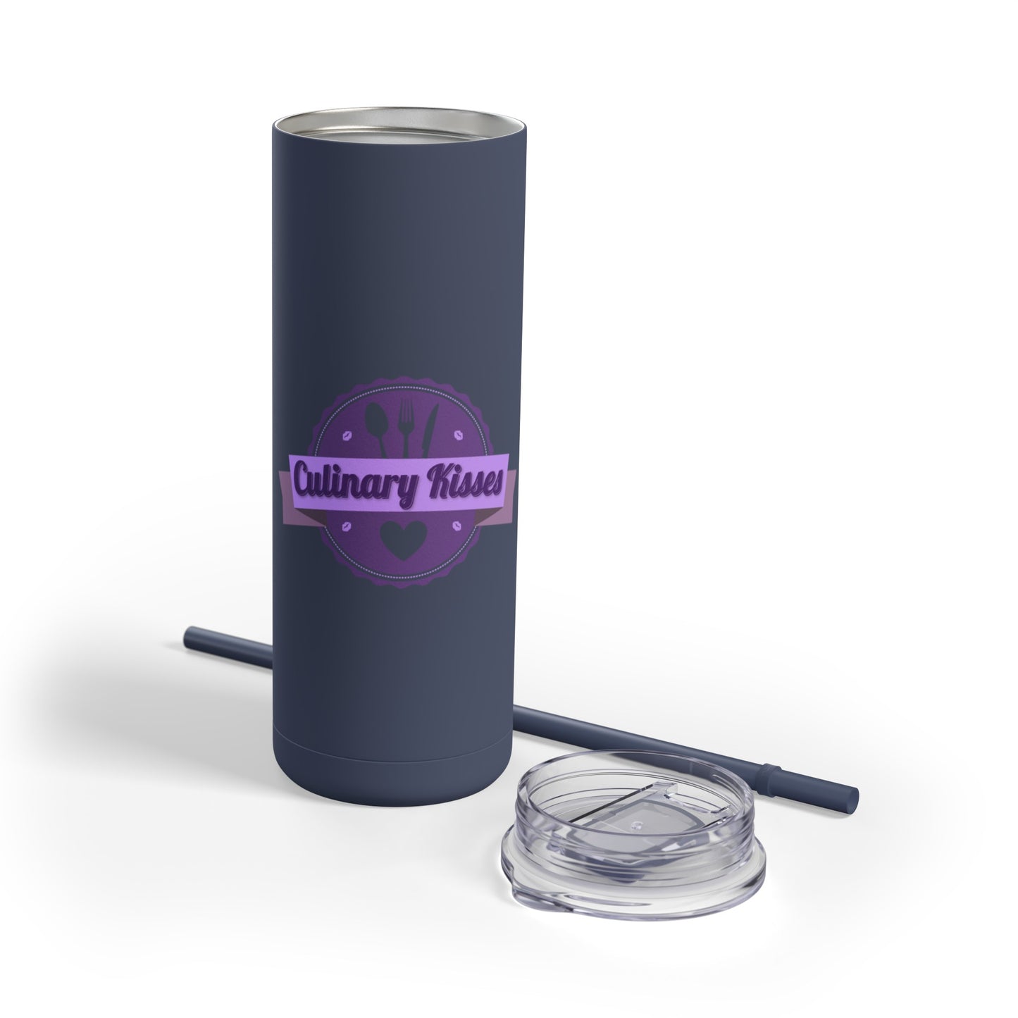 Culinary Kisses Skinny Matte Tumbler, 20oz