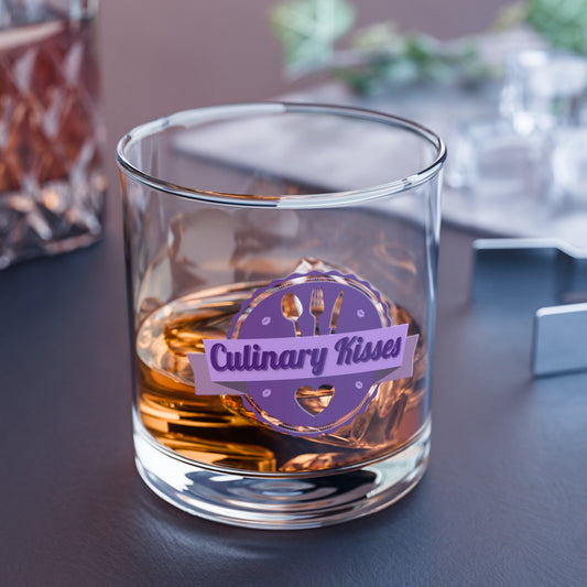 Culinary Kisses Rocks Glass, 10oz