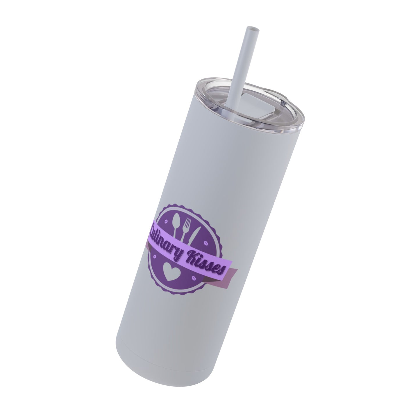 Culinary Kisses Skinny Matte Tumbler, 20oz