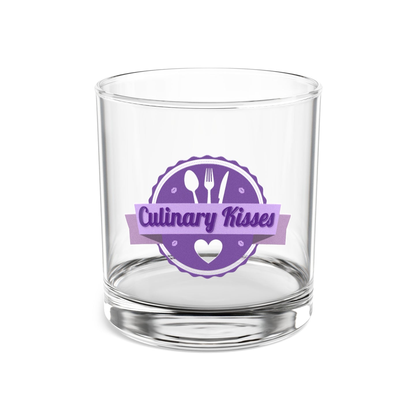 Culinary Kisses Rocks Glass, 10oz