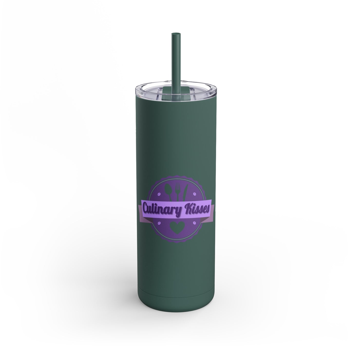 Culinary Kisses Skinny Matte Tumbler, 20oz