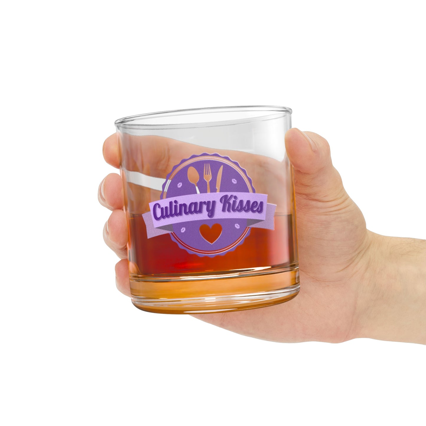 Culinary Kisses Rocks Glass, 10oz