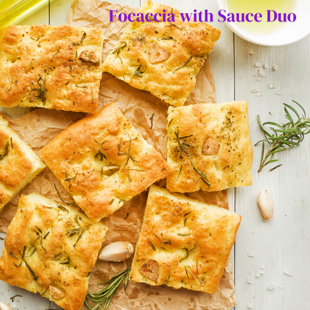 Italian Focaccia Virtual Culinary Experience with Kit