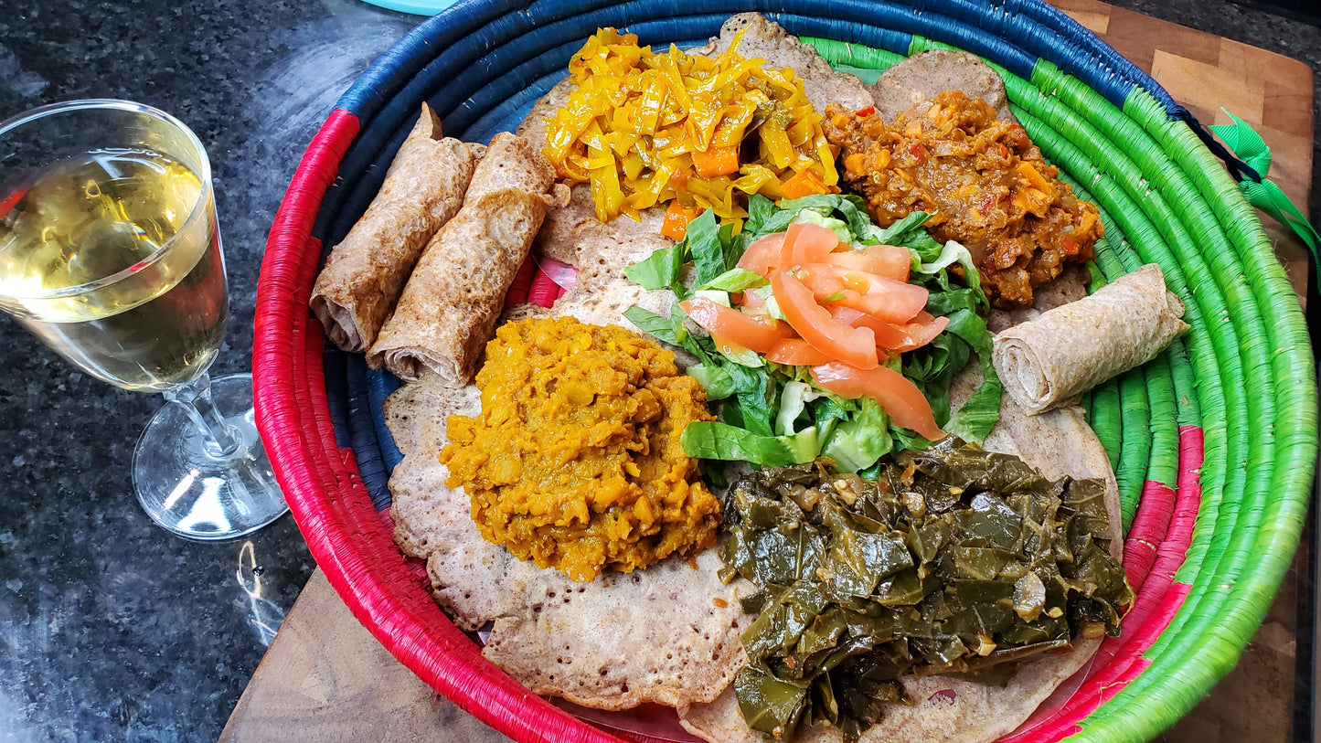 Vegan Ethiopian Virtual Cooking Class Experience