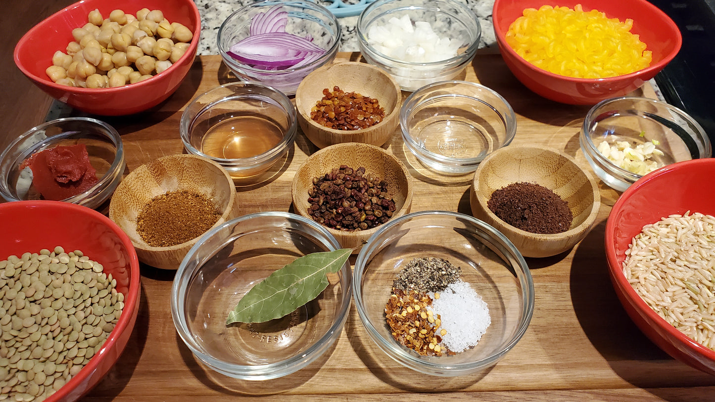 Egyptian Koshari Virtual Cooking Class Experience