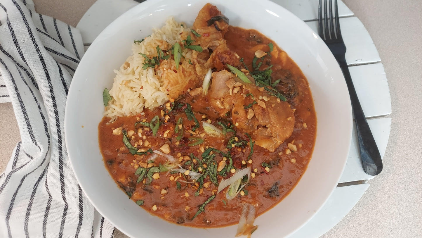 West African Peanut Stew Virtual Cooking Class Experience