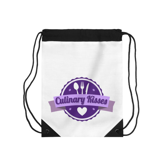Culinary Kisses Drawstring Bag