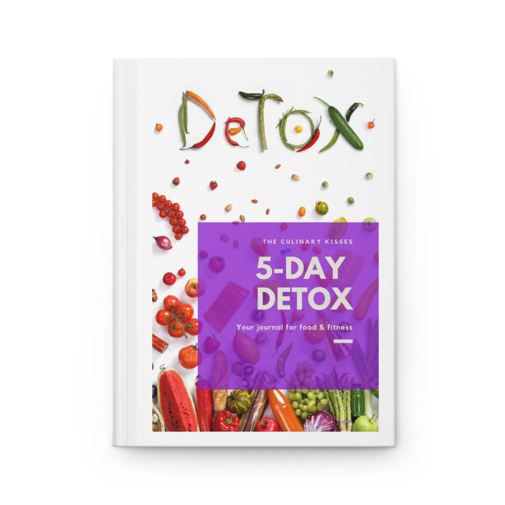 Culinary Kisses 5-Day Detox Hardcover Journal Matte