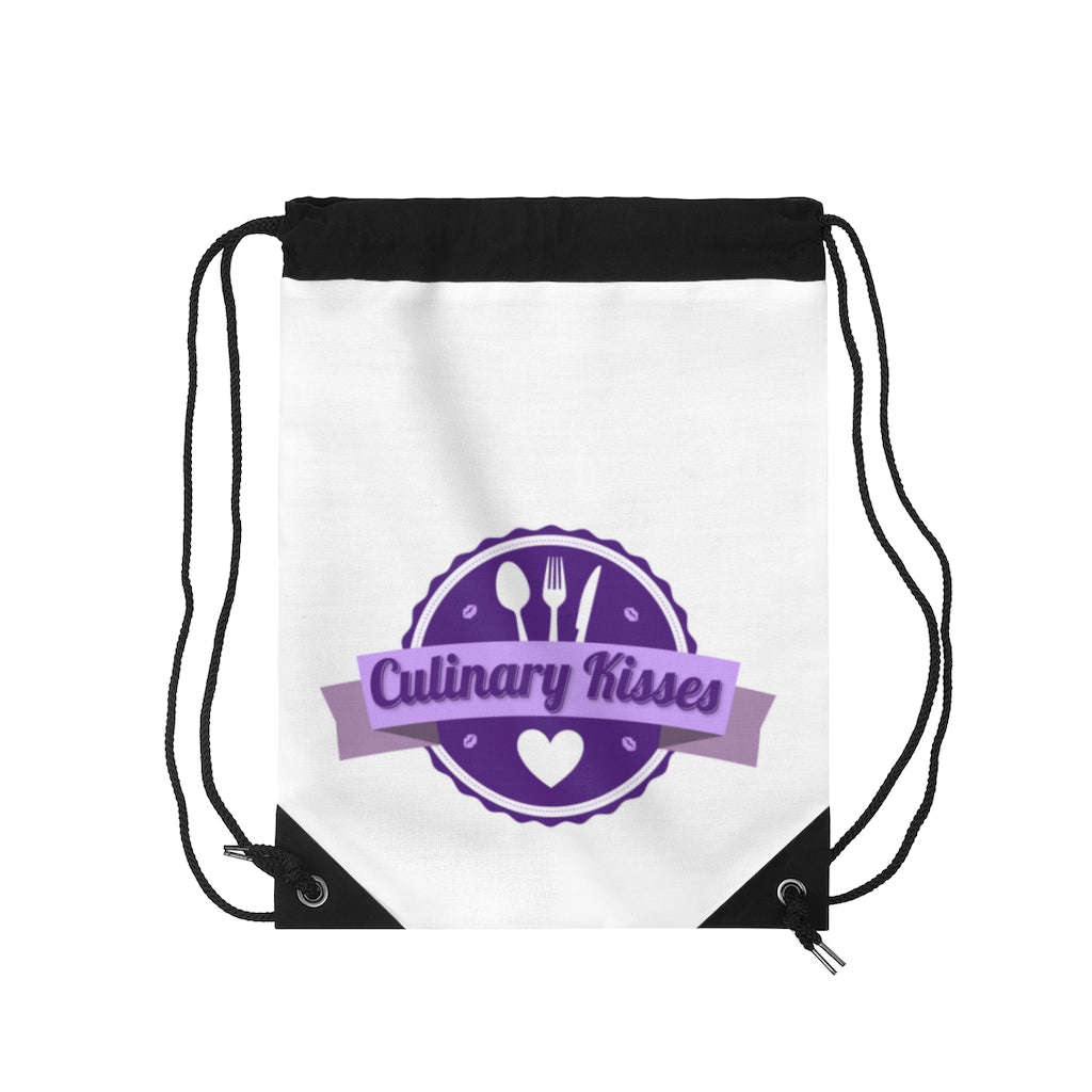 Culinary Kisses Drawstring Bag
