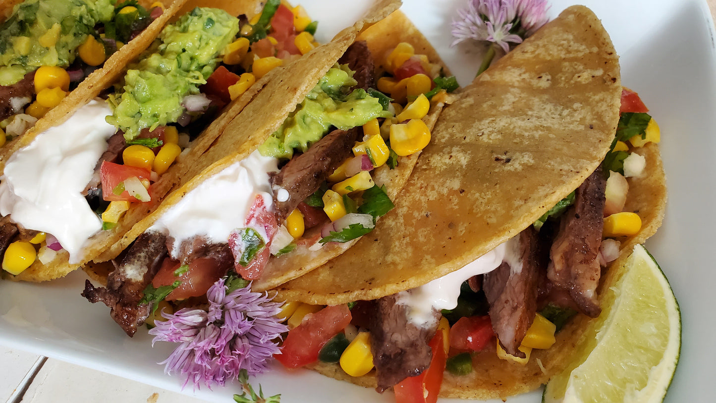 Mexican Street Taco Virtual Cooking Class Experience