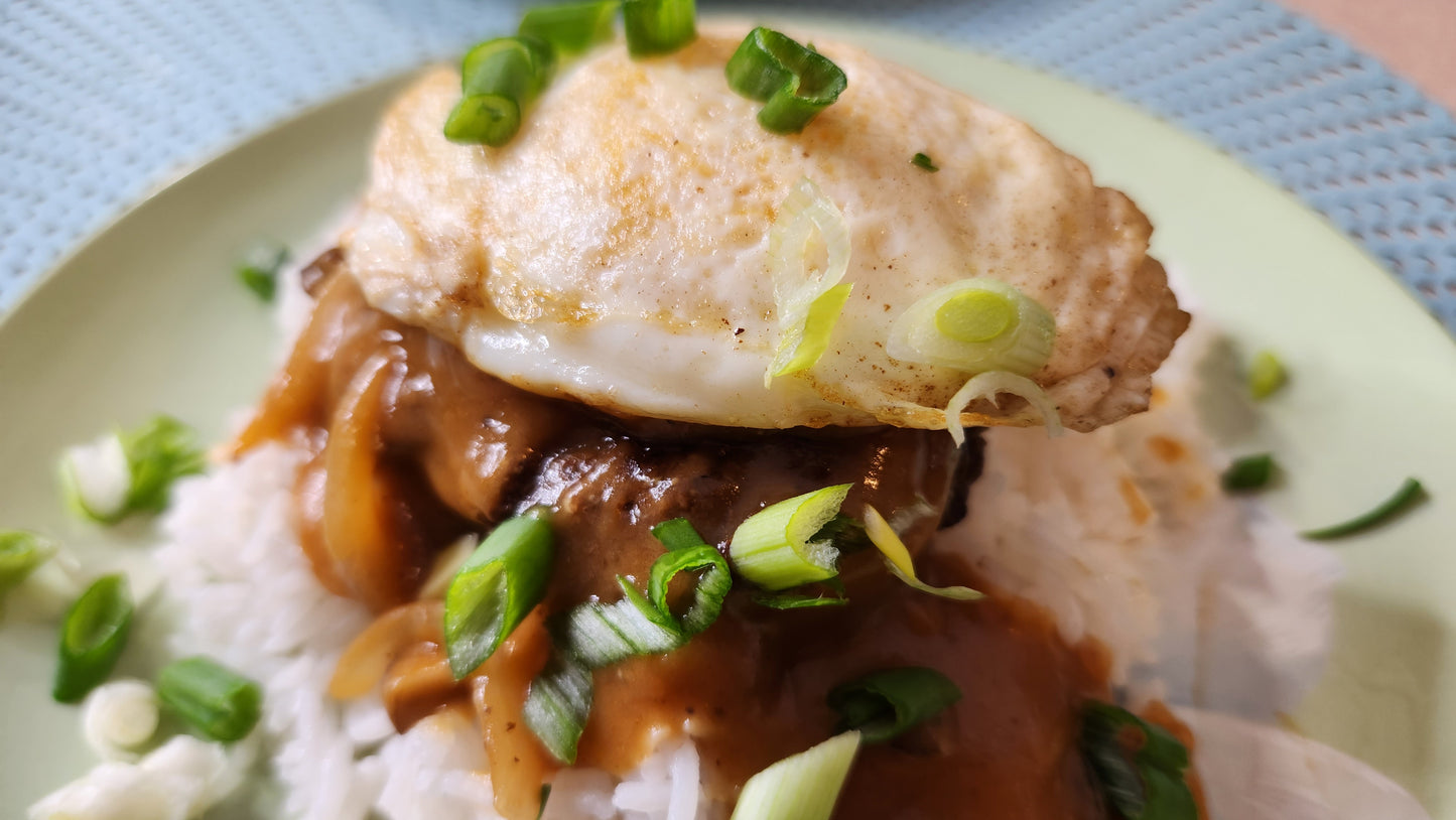 Hawaiian Loco Moco Virtual Cooking Class Experience