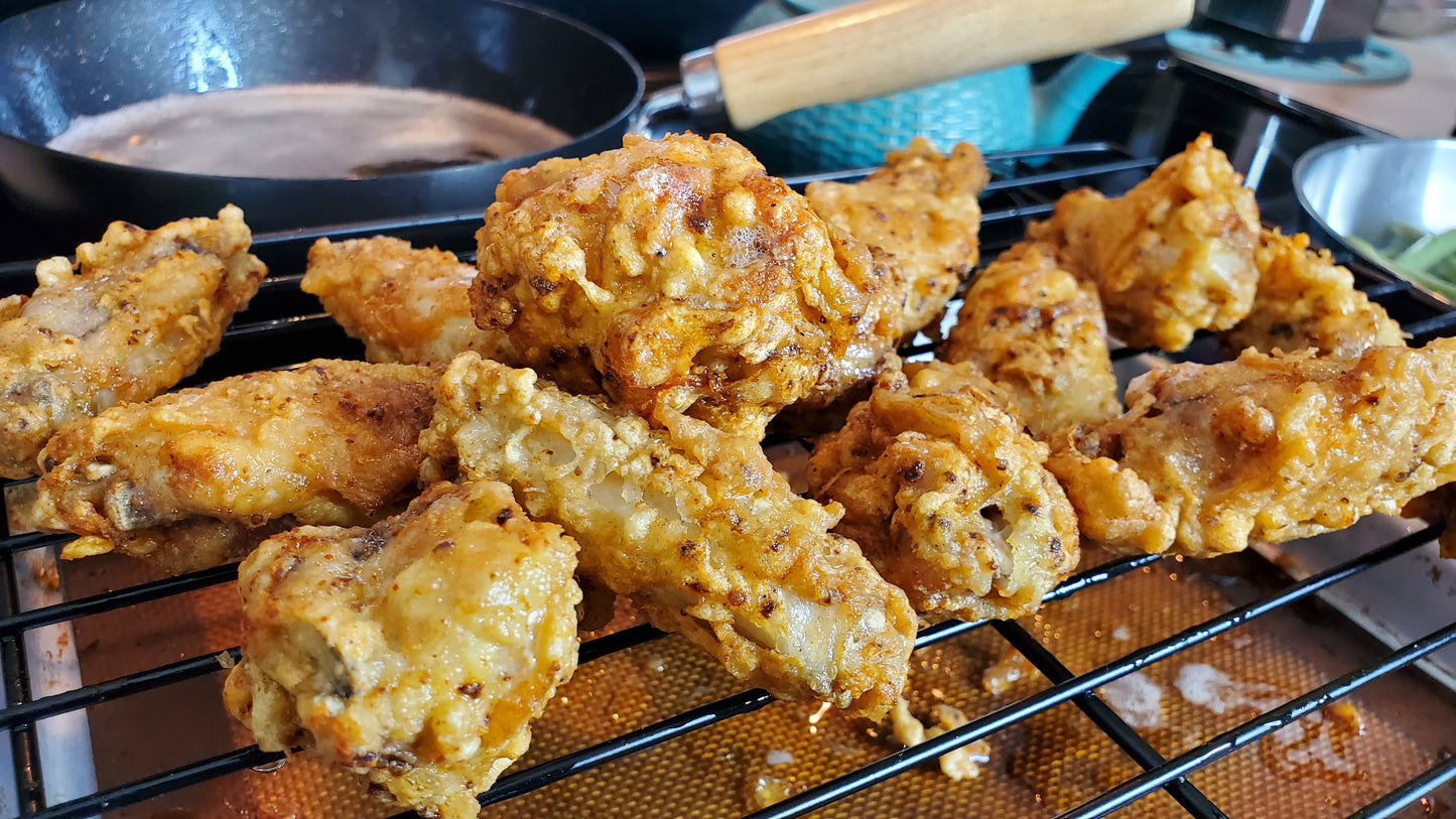 Korean BBQ Chicken Wings Virtual Cooking Class Experience