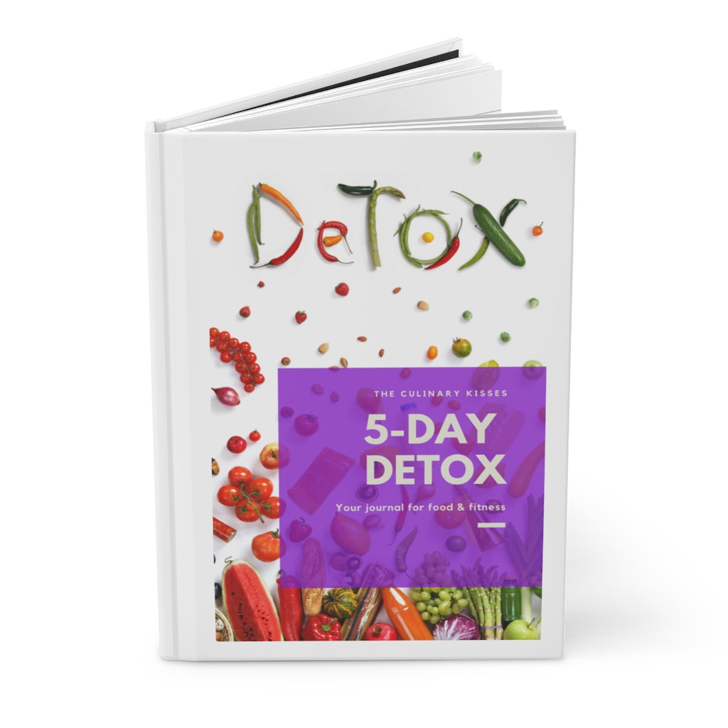 Culinary Kisses 5-Day Detox Hardcover Journal Matte