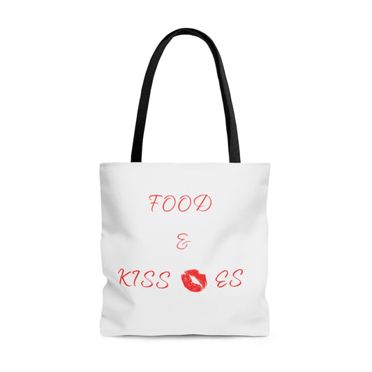 Food & Kisses Tote Bag