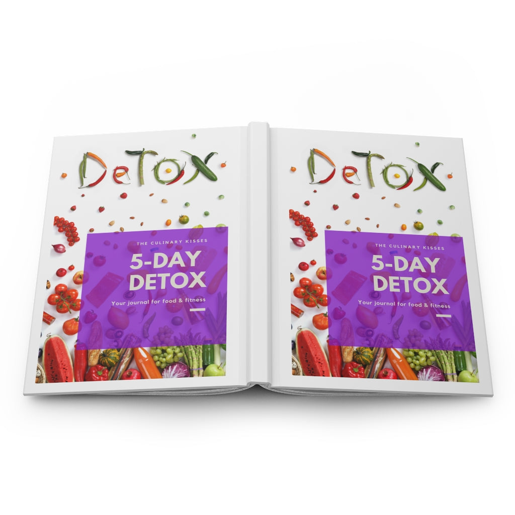 Culinary Kisses 5-Day Detox Hardcover Journal Matte